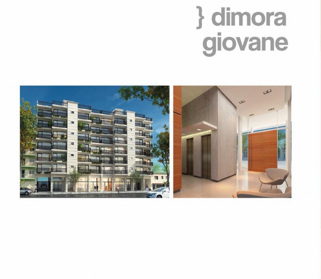 Depto 2 amb. A estrenar . DIMORA GIOVANE. Zona aldrey