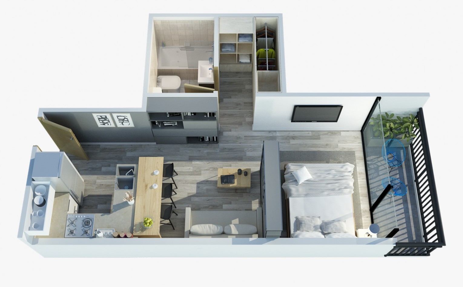 Depto 2 amb. A estrenar . DIMORA GIOVANE. Zona aldrey