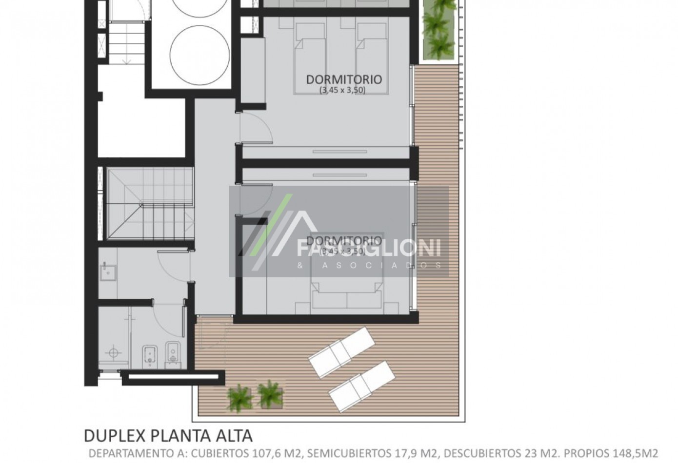 Duplex 4 amb. A estrenar La Rioja y Garay 