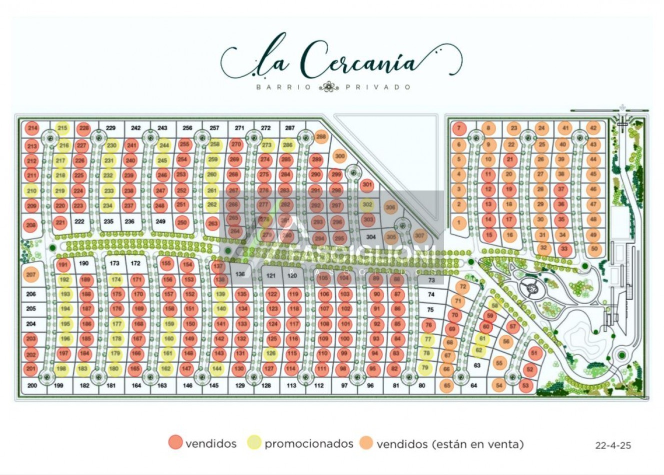 Lotes en barrio privado  la cercania 