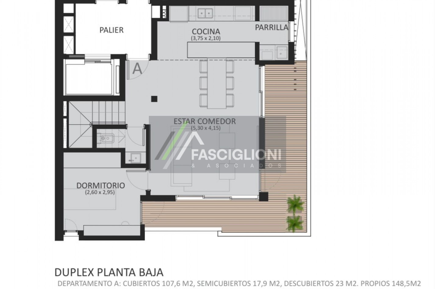 Duplex 4 amb. A estrenar La Rioja y Garay 